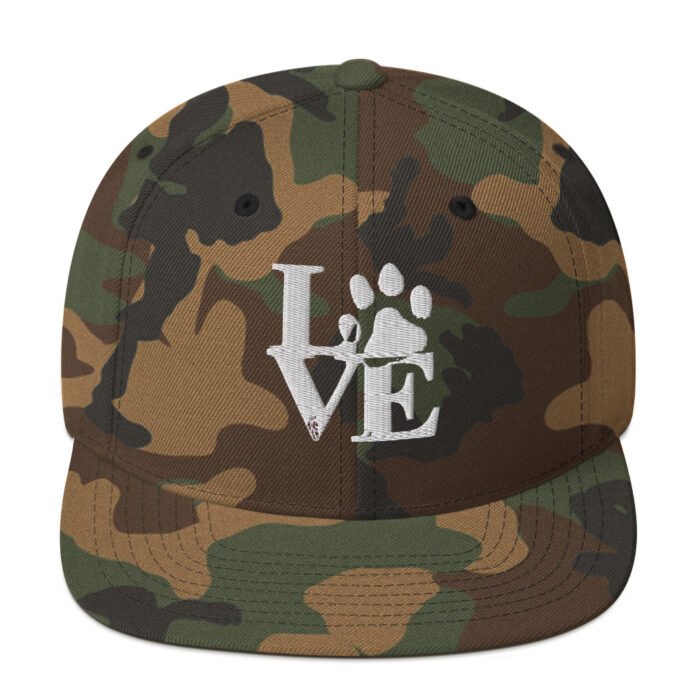 Dog Love Snapback Hat - Image 7