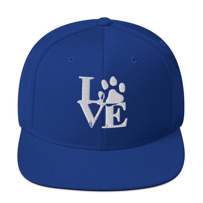 Dog Love Snapback Hat - Image 5