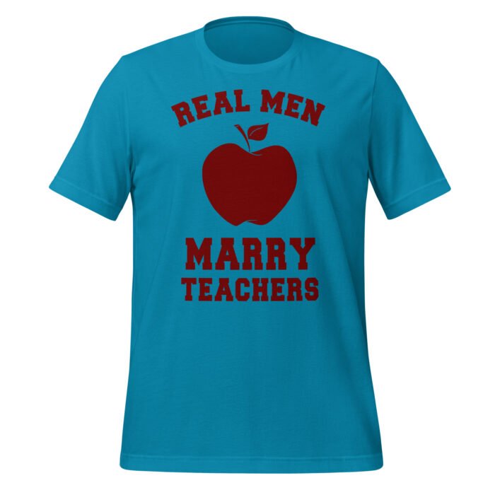 Real Men Marry Teachers T-shirt - Image 2