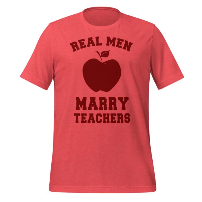 Real Men Marry Teachers T-shirt - Image 3