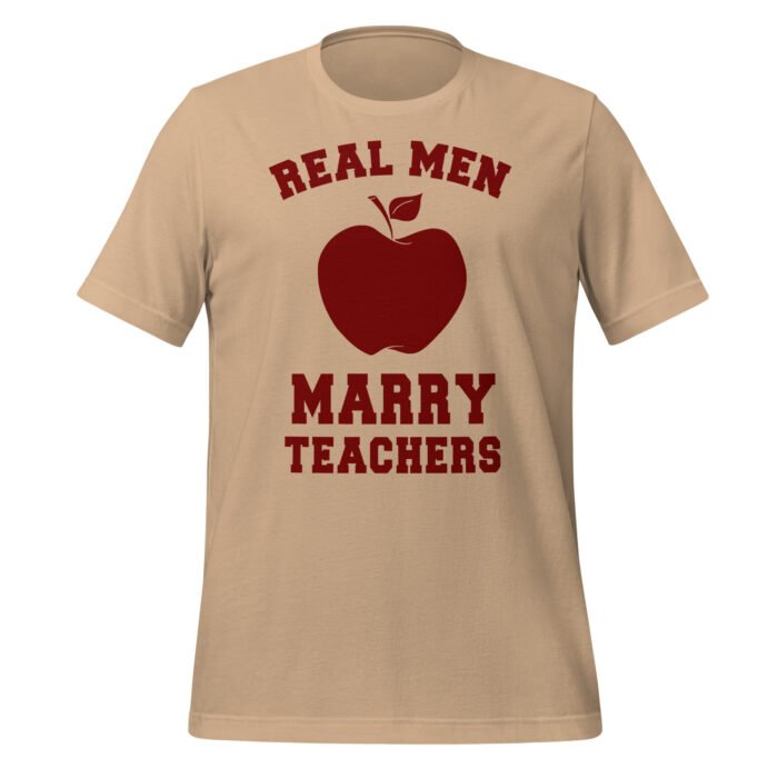 Real Men Marry Teachers T-shirt - Image 6