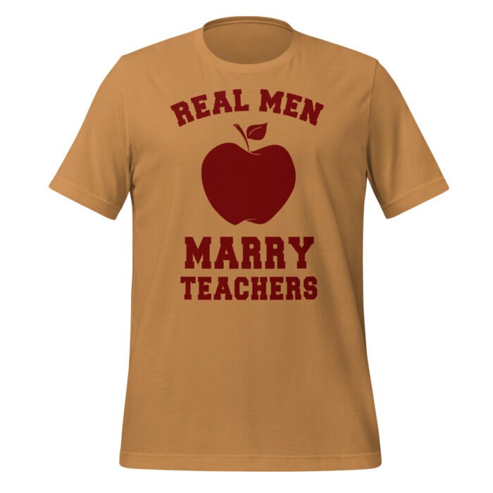 Real Men Marry Teachers T-shirt - Image 5