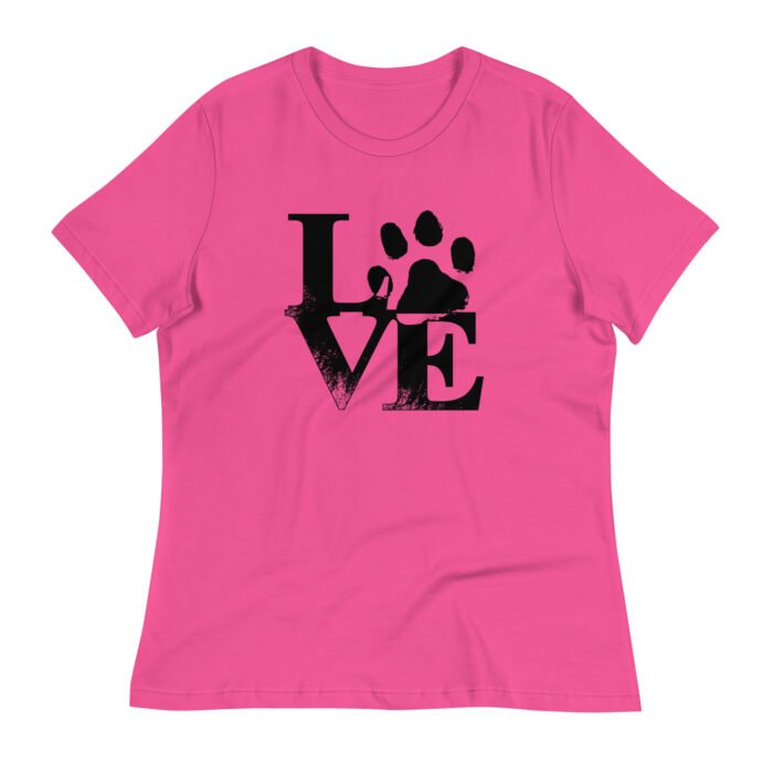 Women's Dog Love Relaxed T-Shirt - Image 4