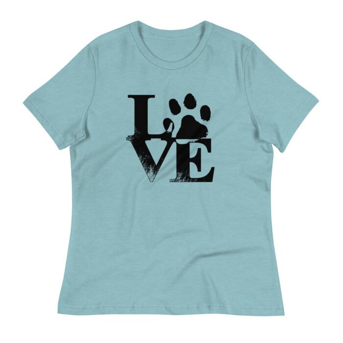 Women's Dog Love Relaxed T-Shirt - Image 6