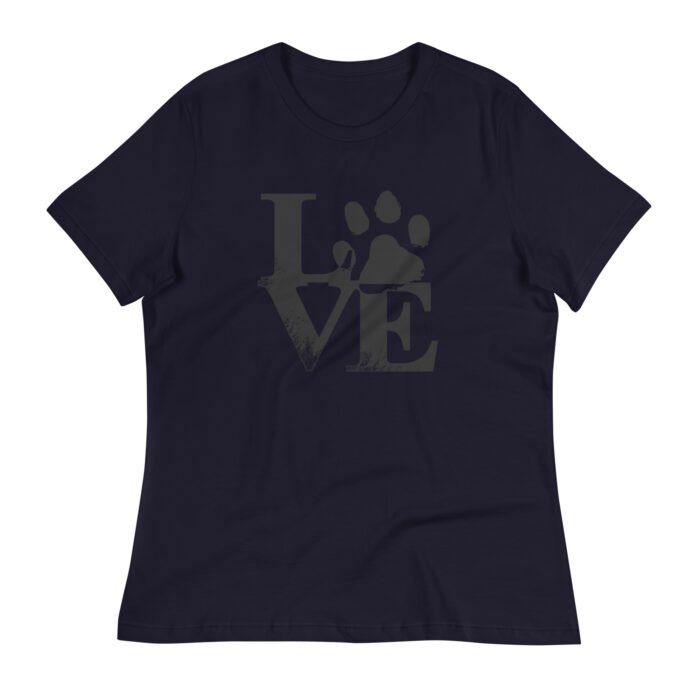 Women's Dog Love Relaxed T-Shirt - Image 2