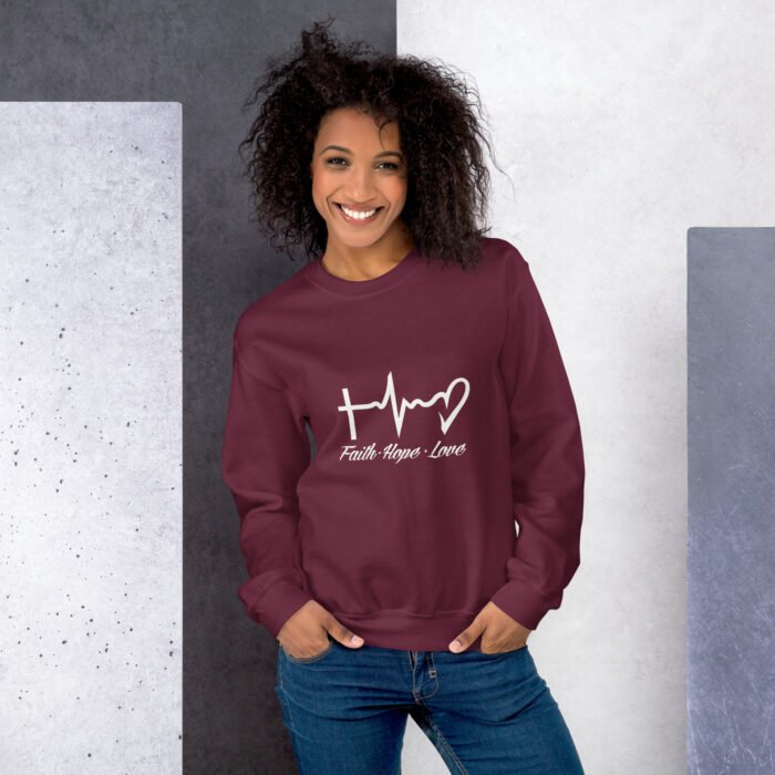 Faith Hope Love  Sweatshirt - Image 4